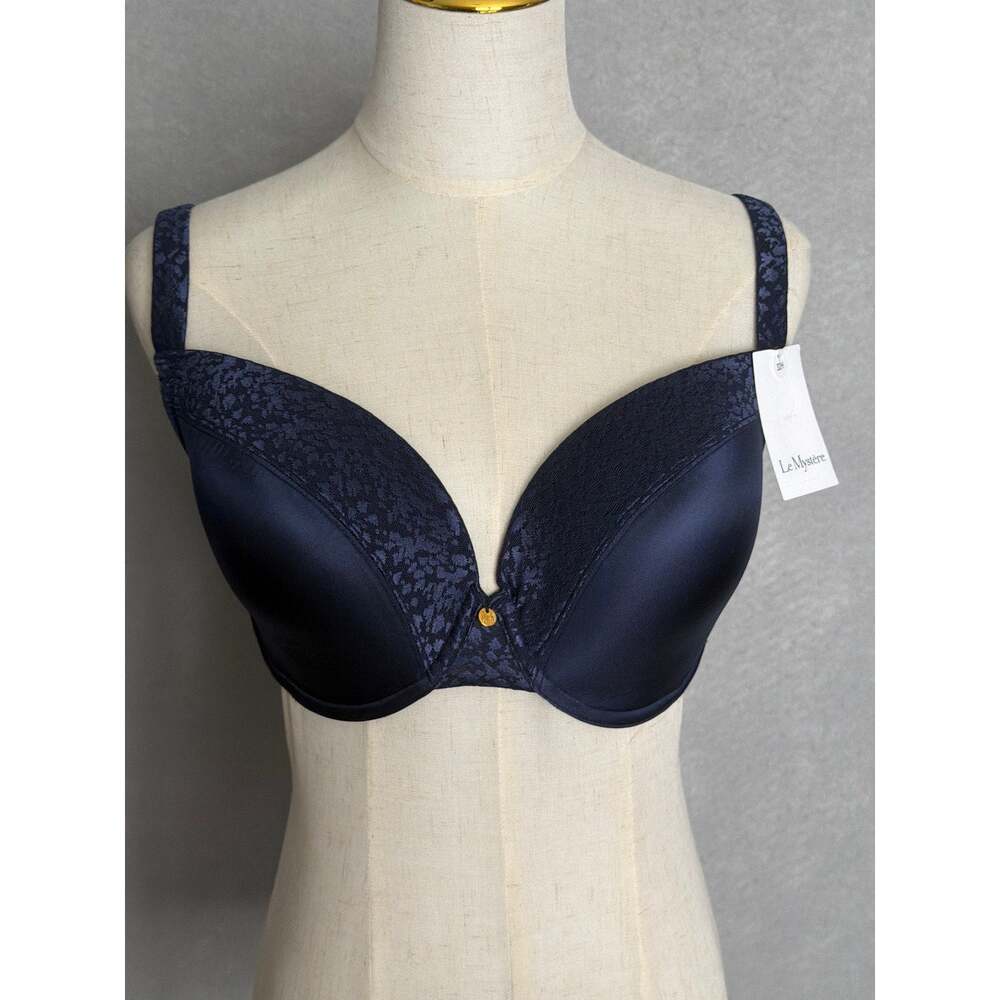 Le Mystѐre Safari Push-Up Bra T-Shirt in Blue Women's 32H NEW